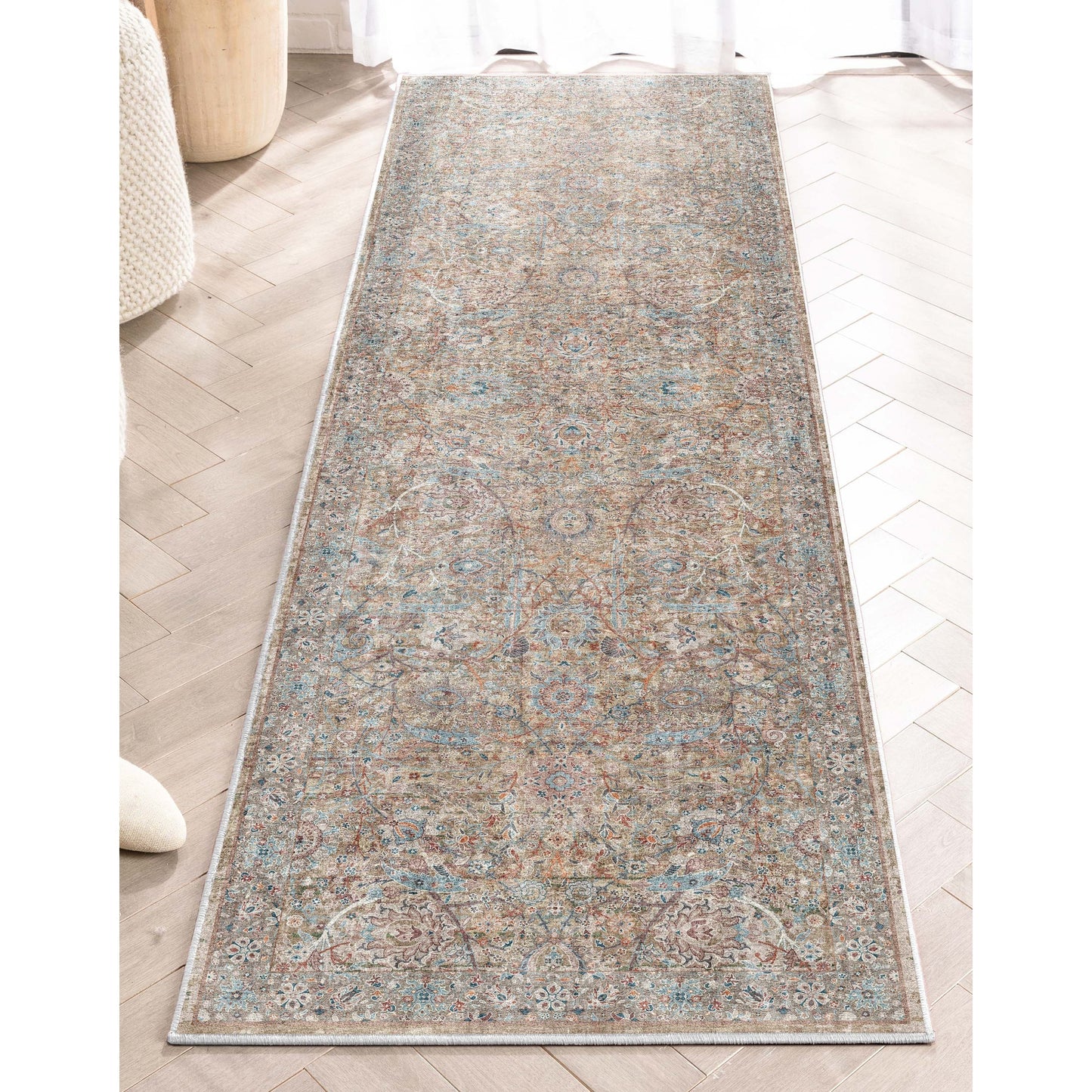 Tapis tissé à plat vintage Emilia Asha Well Woven