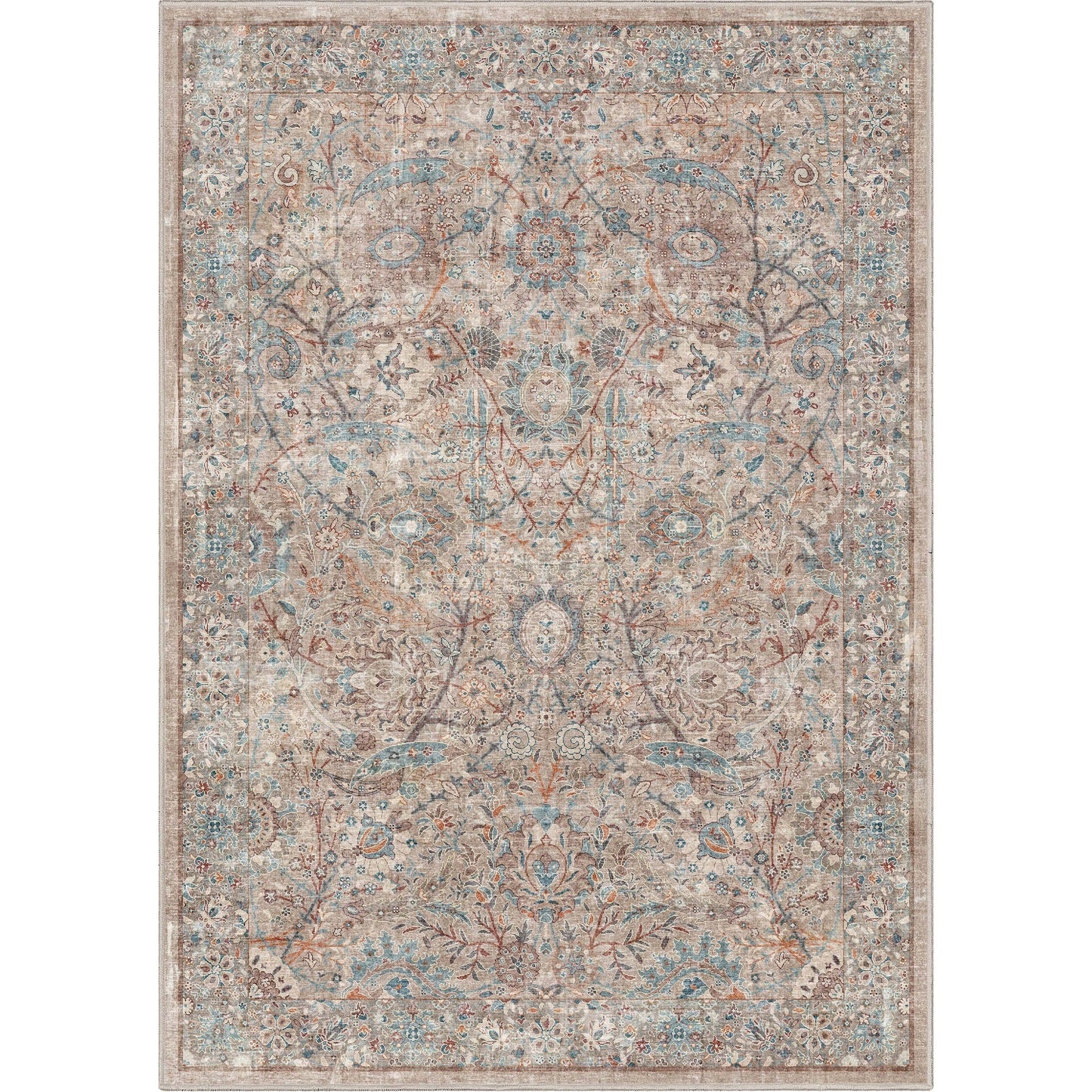 Tapis tissé à plat vintage Emilia Asha Well Woven