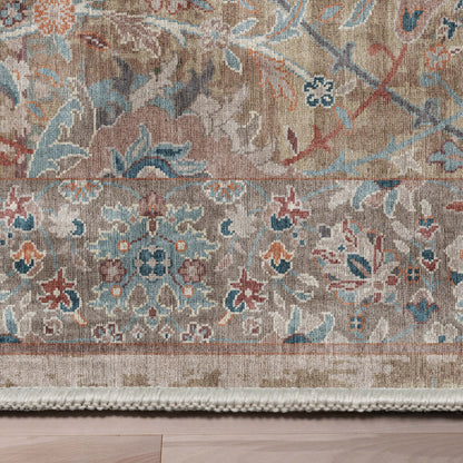 Tapis tissé à plat vintage Emilia Asha Well Woven