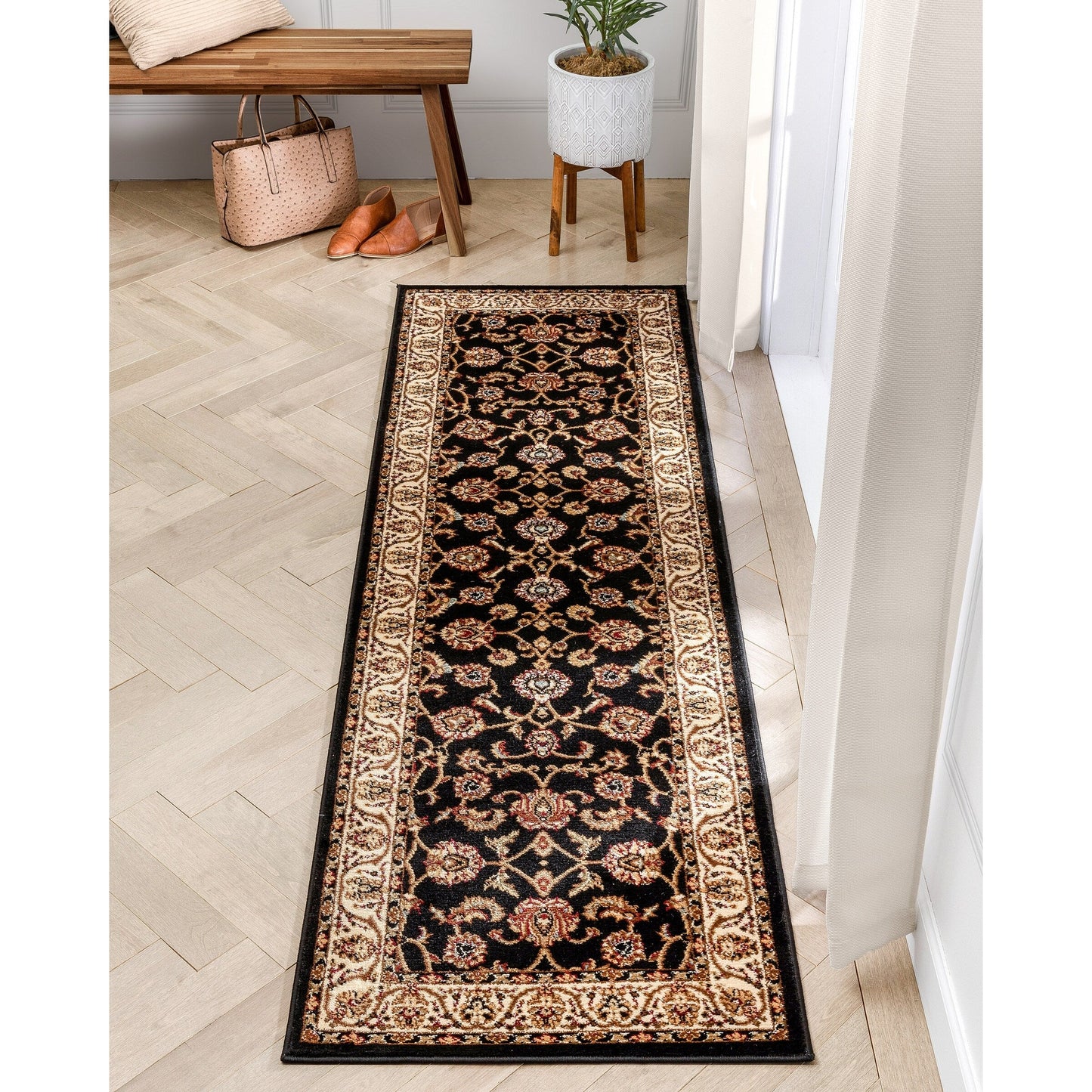 Tapis traditionnel oriental persan Barclay Sarouk bien tissé