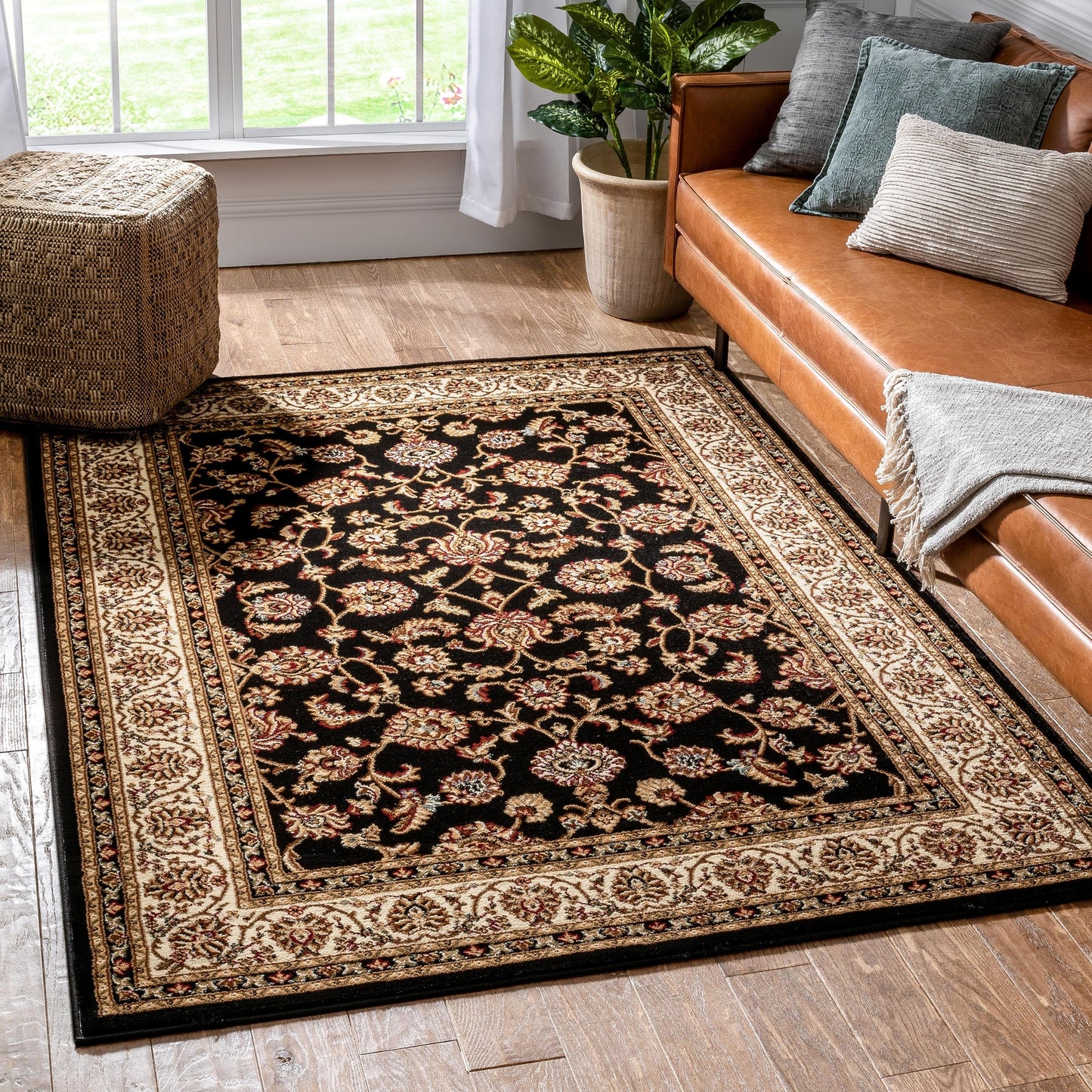 Tapis traditionnel oriental persan Barclay Sarouk bien tissé