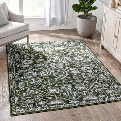 Tapis oriental bohème vintage à motif floral bien tissé Dazzle Disa