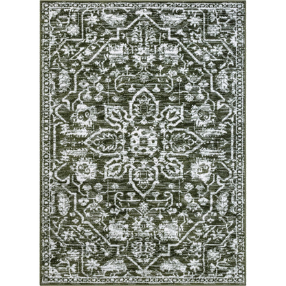 Tapis oriental bohème vintage à motif floral bien tissé Dazzle Disa