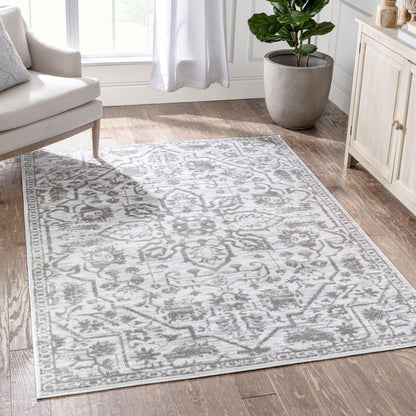 Tapis oriental bohème vintage à motif floral bien tissé Dazzle Disa