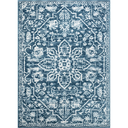 Tapis oriental bohème vintage à motif floral bien tissé Dazzle Disa