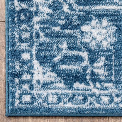 Tapis oriental bohème vintage à motif floral bien tissé Dazzle Disa