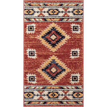 Tapis tribal du sud-ouest de Tulsa Lea bien tissé