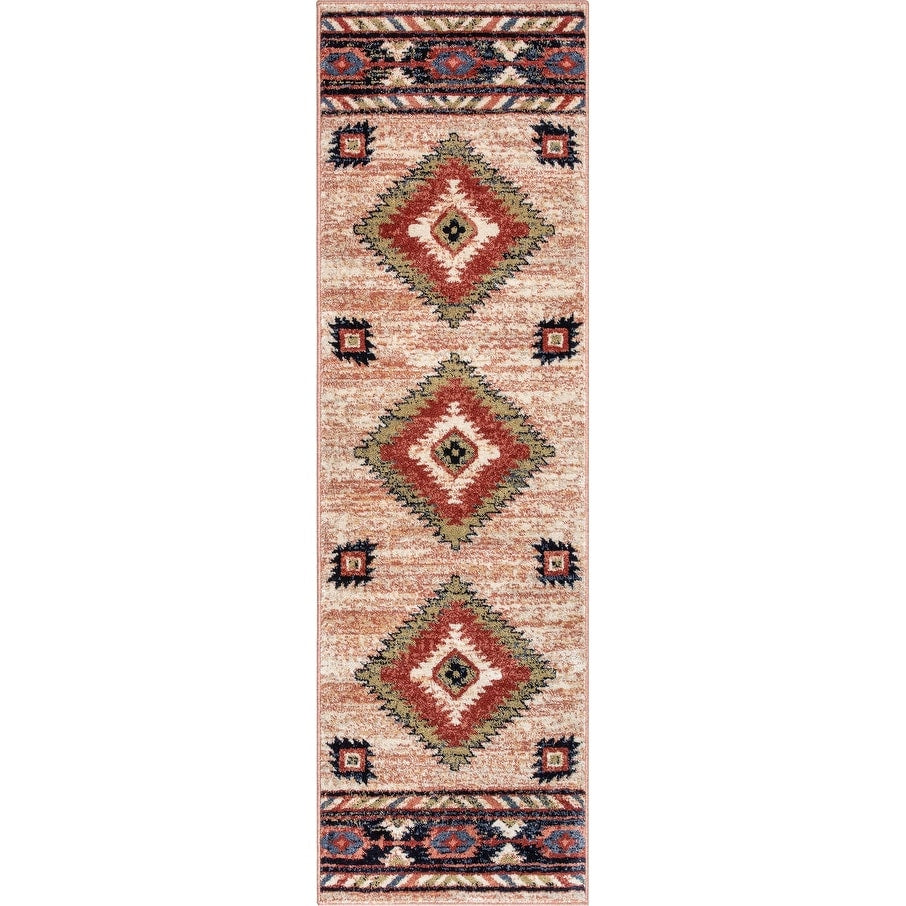Tapis tribal du sud-ouest de Tulsa Lea bien tissé