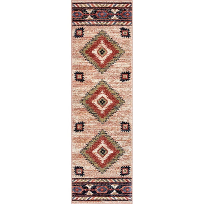 Tapis tribal du sud-ouest de Tulsa Lea bien tissé