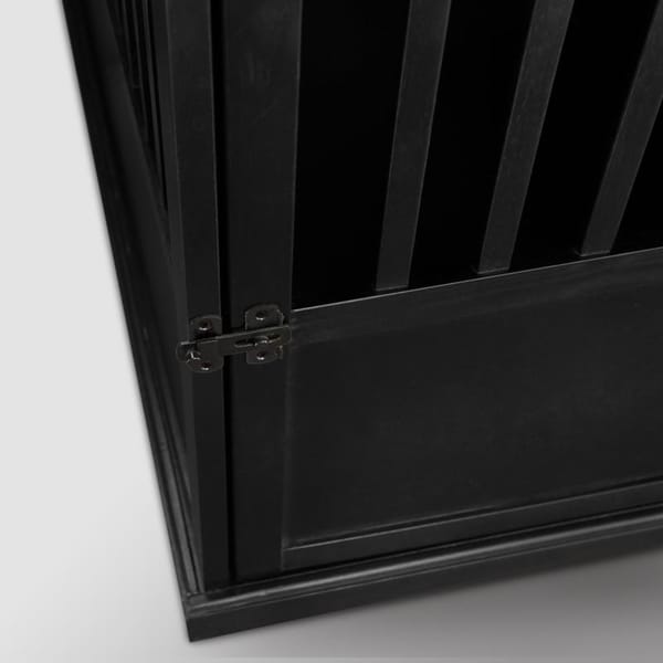 Table d'appoint en bois pour cage pour animaux de compagnie avec porte verrouillable