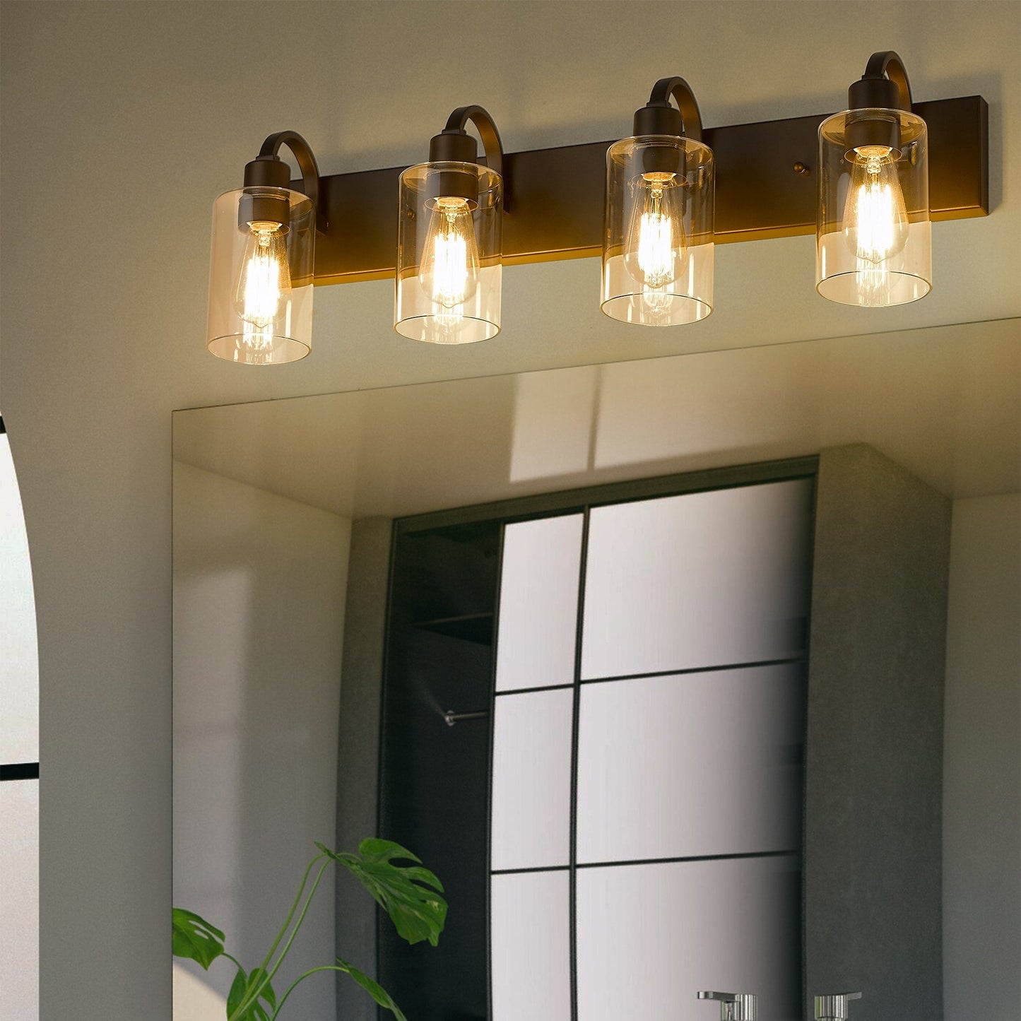 Applique murale style ferme pour salle de bain
