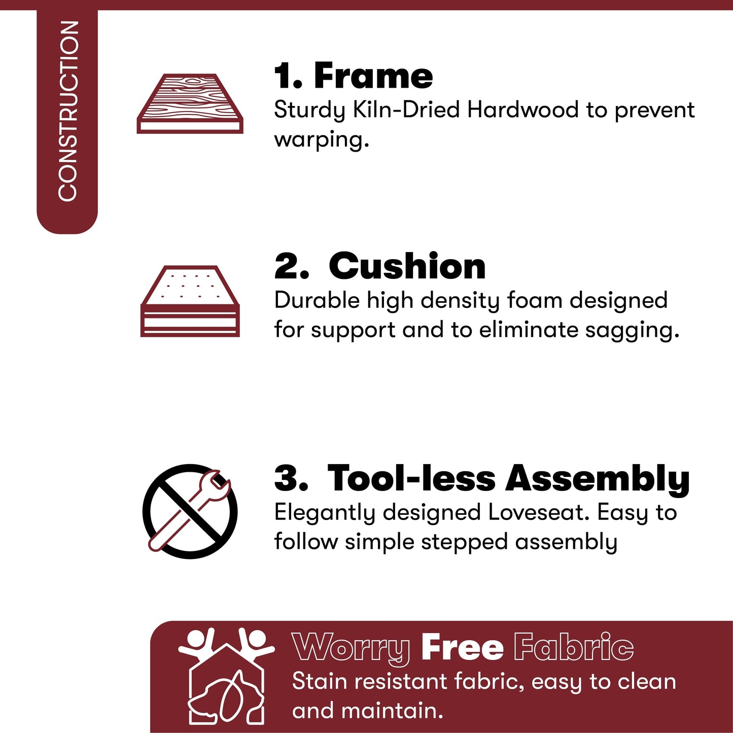 Canapé en microfibre iLounge Harvard